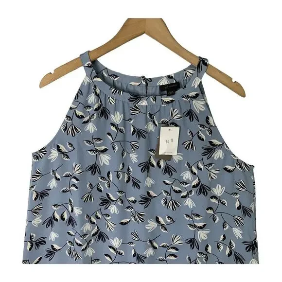 J. Jill Sky Blue Breeze Flounce Hem Maxi Dress Women Size M NWT $119 - Picture 7 of 15